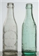 LOT OF 2: COCA-COLA STRAIGHT SIDED BOTTLES.       