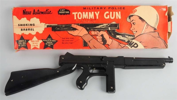 CORDELCO INDUSTRIES CAP SHOOTING TOMMY GUN.       