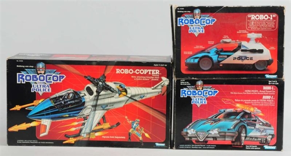 LOT OF 3: ROBOCOP ULTRA POLICE VEHICLES.          