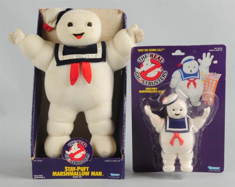 LOT OF 2: THE REAL GHOSTBUSTERS FIGURES.          