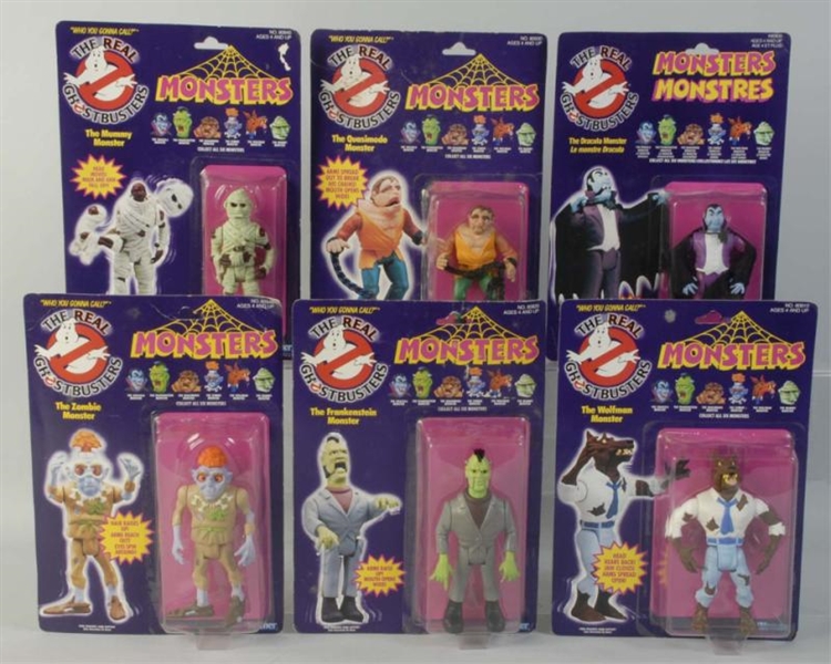LOT OF 6: THE REAL GHOSTBUSTERS MONSTERS.         