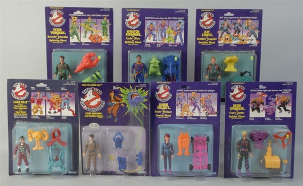 LOT OF 7: THE REAL GHOSTBUSTERS FIGURES.          