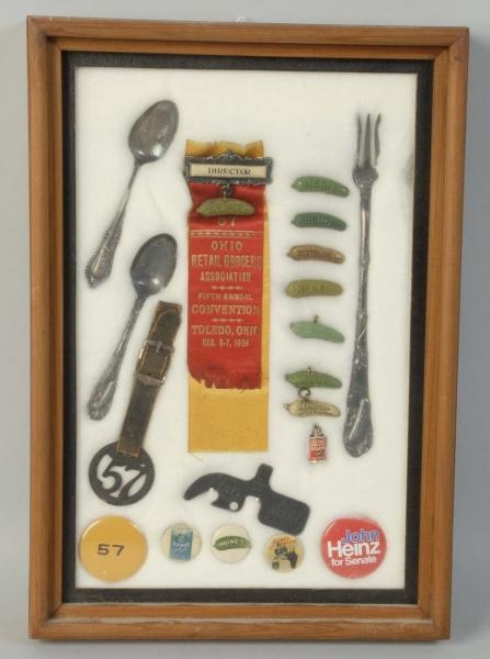 LOT OF ASSORTED SMALL HEINZ PIECES.               