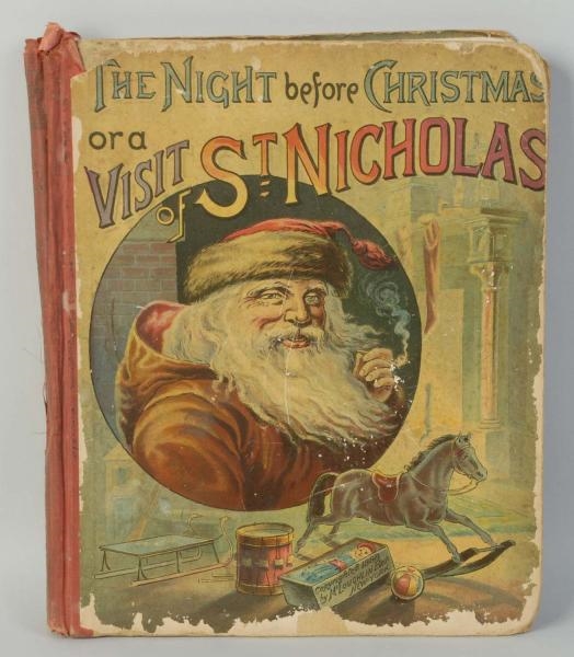 LARGE NIGHT BEFORE CHRISTMAS BOOK.                