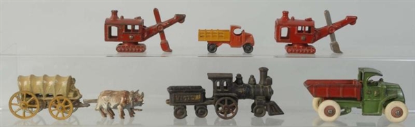 MISC. LOT OF VEHICLE TOYS.                        