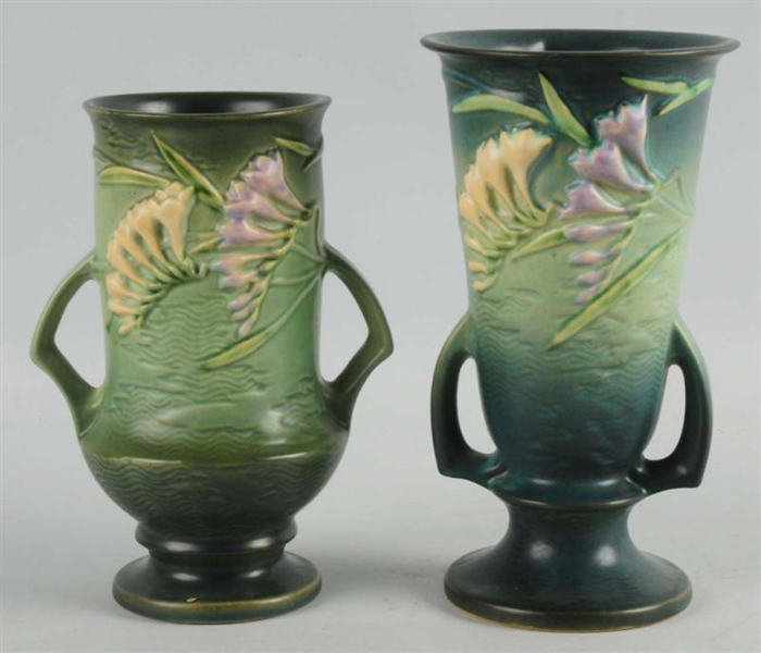 LOT OF 2: ROSEVILLE POTTERY VASES.                