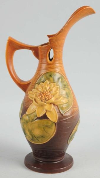 ROSEVILLE WATERLILY PITCHER.                      