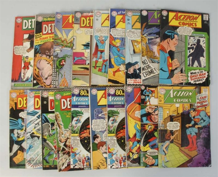 LOT OF 19: 1960S DC COMICS.                       