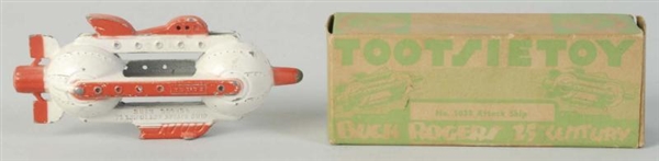 DIECAST BUCK ROGERS TOOTSIETOY ATTACK SHIP.       