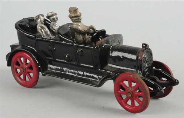 EARLY AMERICAN MADE CAST IRON OPEN TOURING CAR.   