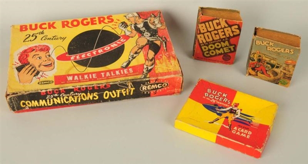 LOT OF 4: BUCK ROGERS PIECES.                     