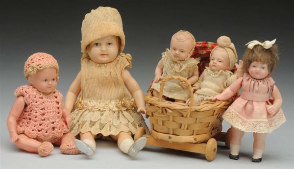LOT OF CELLULOID DOLLS.                           