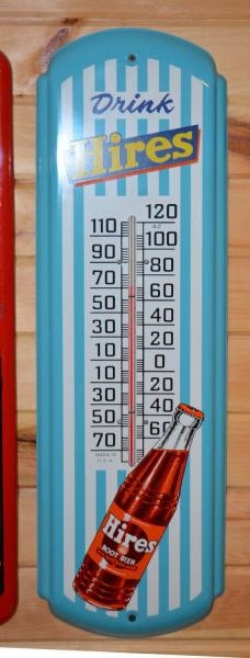 HIRES ROOT BEER TIN THERMOMETER.                  