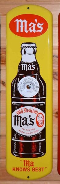 MAS OLD FASHION ROOT BEER THERMOMETER.           