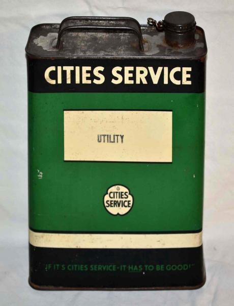 CITIES SERVICE UTILITY OIL CAN.                   