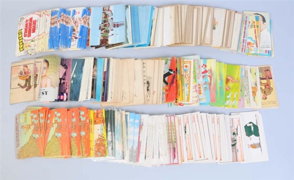 LOT OF 400 PLUS: ASSORTED POSTCARDS.              