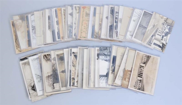 LOT OF 75 PLUS: REAL PHOTO POSTCARDS OF OHIO.     