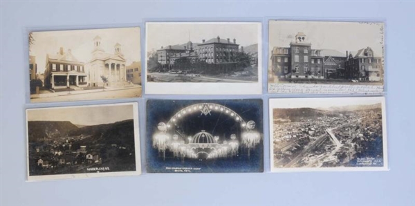 LOT OF 6: ASSORTED MARYLAND POSTCARDS.            