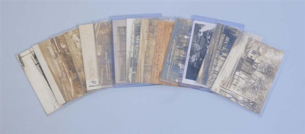 LOT OF 14: REAL PHOTO POSTCARDS OF NEW JERSEY.    