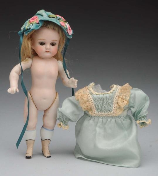 DESIRABLE ALL-BISQUE DOLL.                        