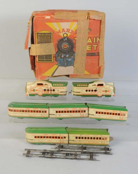 MARX TRAIN SET IN BOX.                            