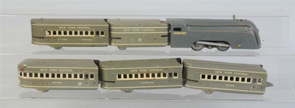 MARX MERCURY GREY STREAMLINE SET.                 