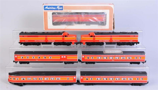 AMERICAN FLYER MODERN ERA SOUTHERN PACIFIC SET.   