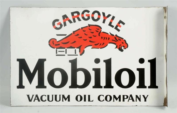 MOBIL OIL WITH GARGOYLE SIGN.                     