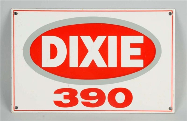 DIXIE 360 PUMP PLATE SIGN.                        