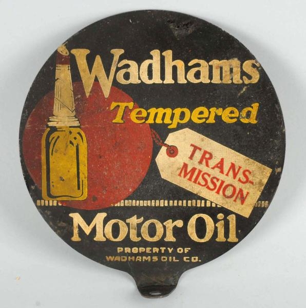 WADHAMS TEMPERED MOTOR OIL SIGN.                  