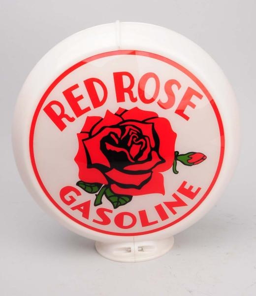 RED ROSE GASOLINE GAS GLOBE.                      