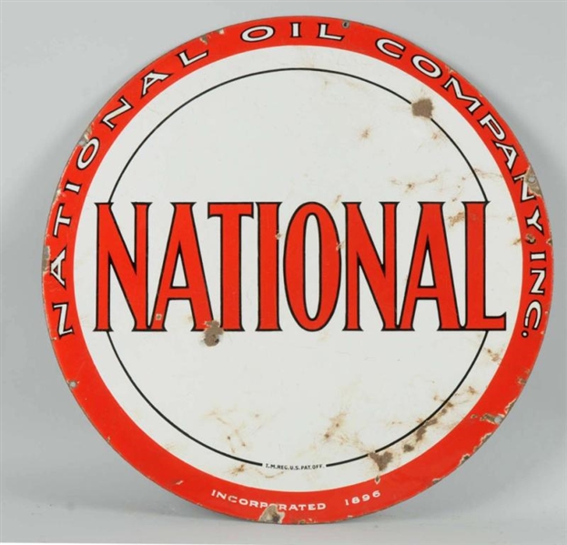 NATIONAL OIL COMPANY SIGN.                        