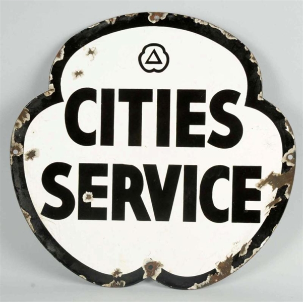 CITIES SERVICE SIGN.                              