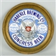 CONGRESS BEER PLATE WITH GRAPHICS.                