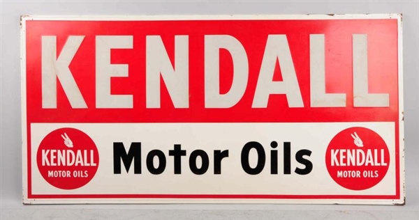 KENDALL MOTOR OILS WITH LOGO SIGN.                