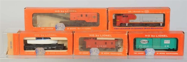 LIONEL HO ASSORTED TRAINS.                        