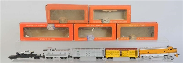 LIONEL HO ASSORTED TRAINS.                        