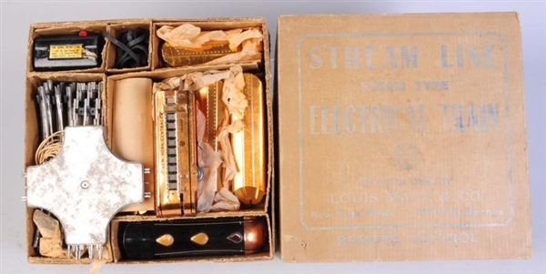 MARX MERCURY STREAMLINE COPPER SET IN BOX.        