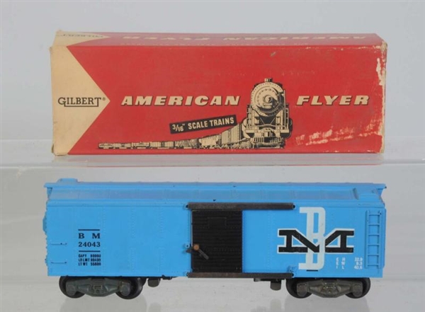 AMERICAN FLYER NO.24043 BOSTON & MAINE BOX CAR.   