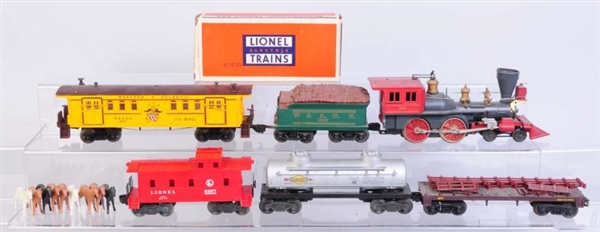 LIONEL GENERAL AND ASSORTED CARS.                 