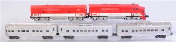 LIONEL NO.2245 TEXAS SPECIAL AB & 3 CARS          