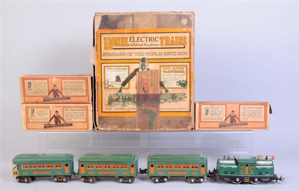 LIONEL NO.296 BOXED SET.                          