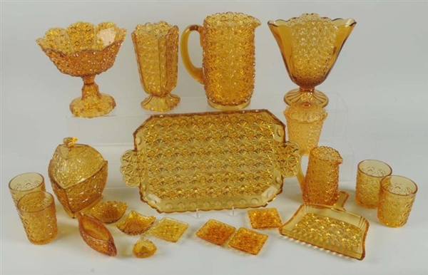 LARGE LOT OF EARLY AMERICAN PATTERN GLASS.        