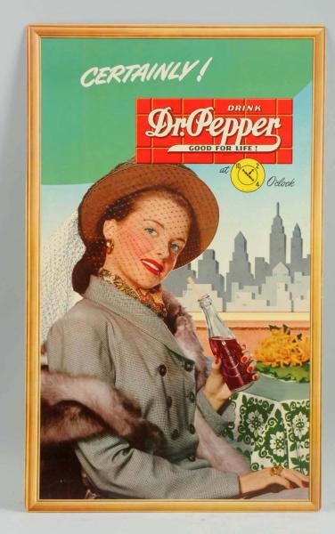 DR. PEPPER 1940S SMALL POSTER.                    
