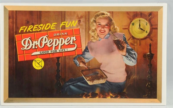1940S SMALL DR. PEPPER POSTER.                    