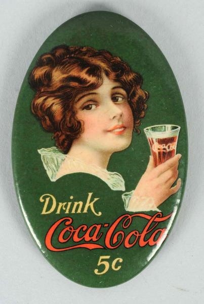 1914 COCA-COLA POCKET MIRROR.                     