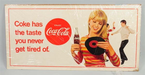 1960S COCA-COLA LARGE POSTER.                     