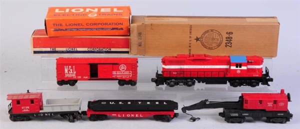 LIONEL NO.2348 MINNEAPOLIS ST. LOUIS GP-9 SET.    