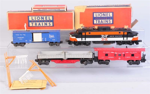 LIONEL NO.2350 NEW HAVEN PARTIAL SET.             