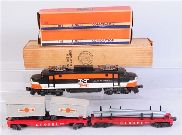 LIONEL NO.2350 NEW HAVEN PARTIAL SET.             